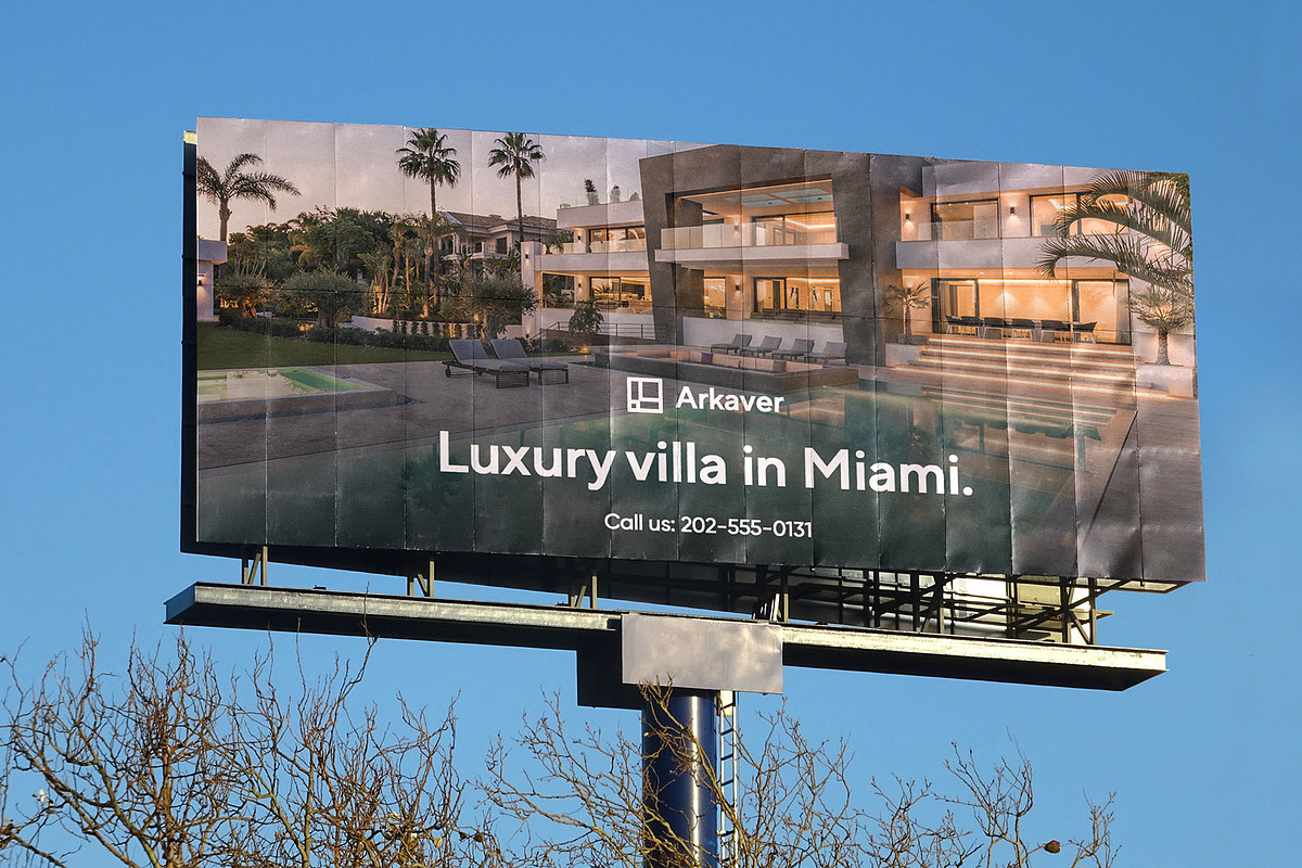 Billboard Poster Street Mockup, an Advertising Mockup by Asylab (Photo 4 of 5)