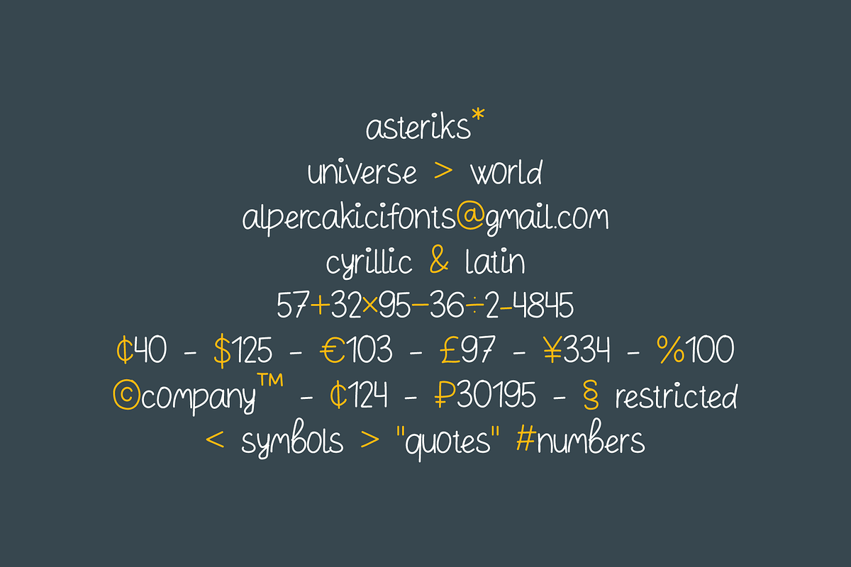Joytopia Handwritten Typeface, a Script Font by alpercakici (Photo 9 of 10)