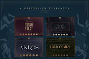 Art Deco Collection - Fonts, Vectors, a Serif Font by VP Fonts (Thumbnail 3 of 23)
