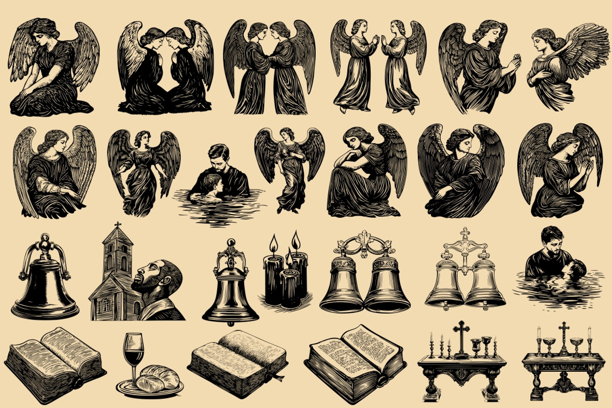 300 Religion and Faith illustrations, an Object Illustration by Nocturnal Wolf (Photo 6 of 18)