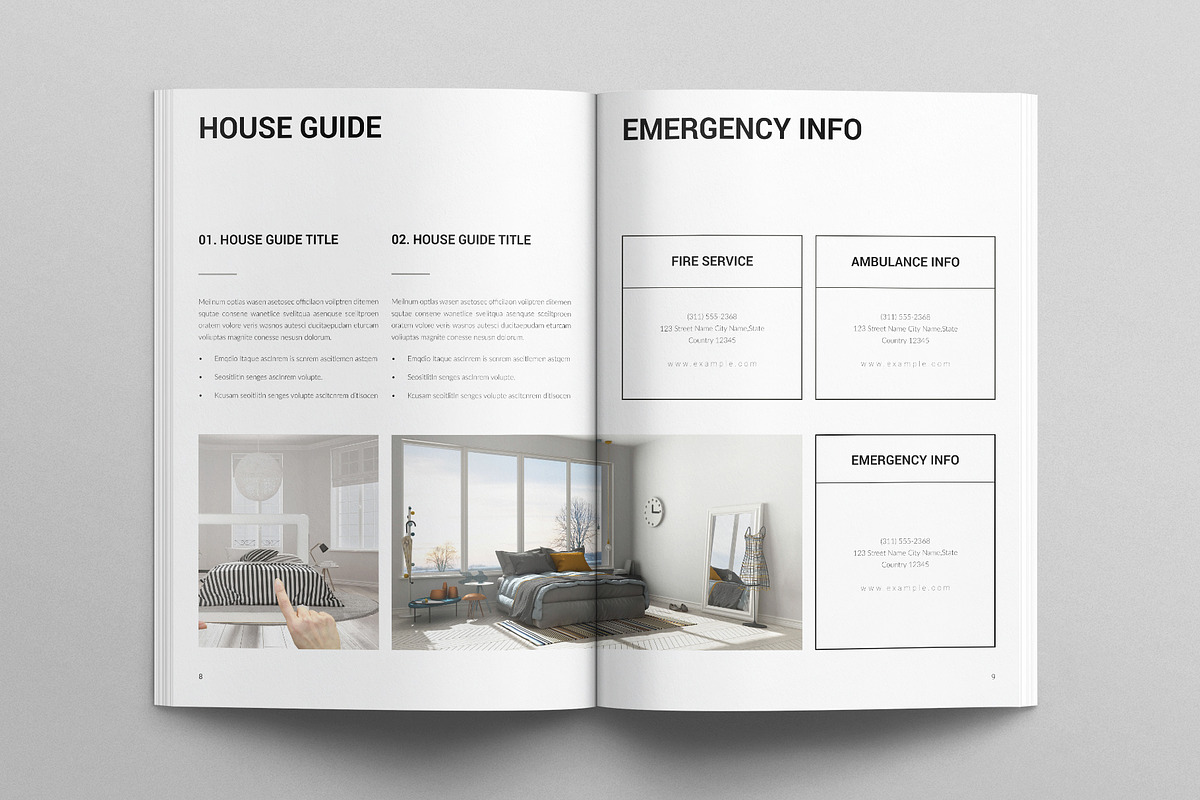 Welcome Guide Template, a Brochure Template by E-Type (Photo 4 of 7)