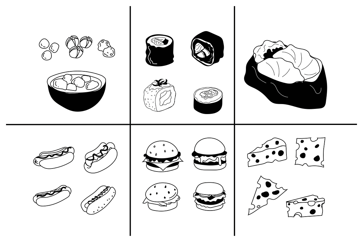 210+ Hand-Drawn Food Illustrations, a Food Illustration by RefocusMyJourney (Photo 8 of 9)