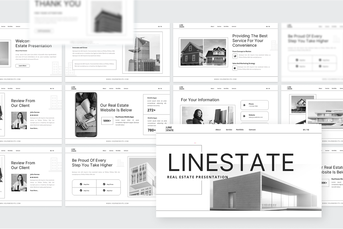 Real Estate Presentation GoogleSlide, a Presentation Template by SquidPixey (Photo 5 of 6)