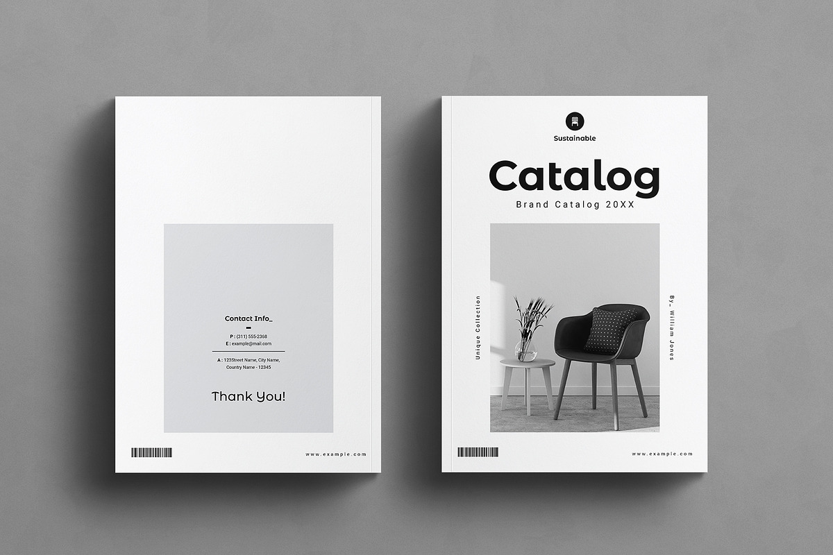 Product Catalog Brochure Template, a Brochure Template by E-Type (Photo 7 of 7)