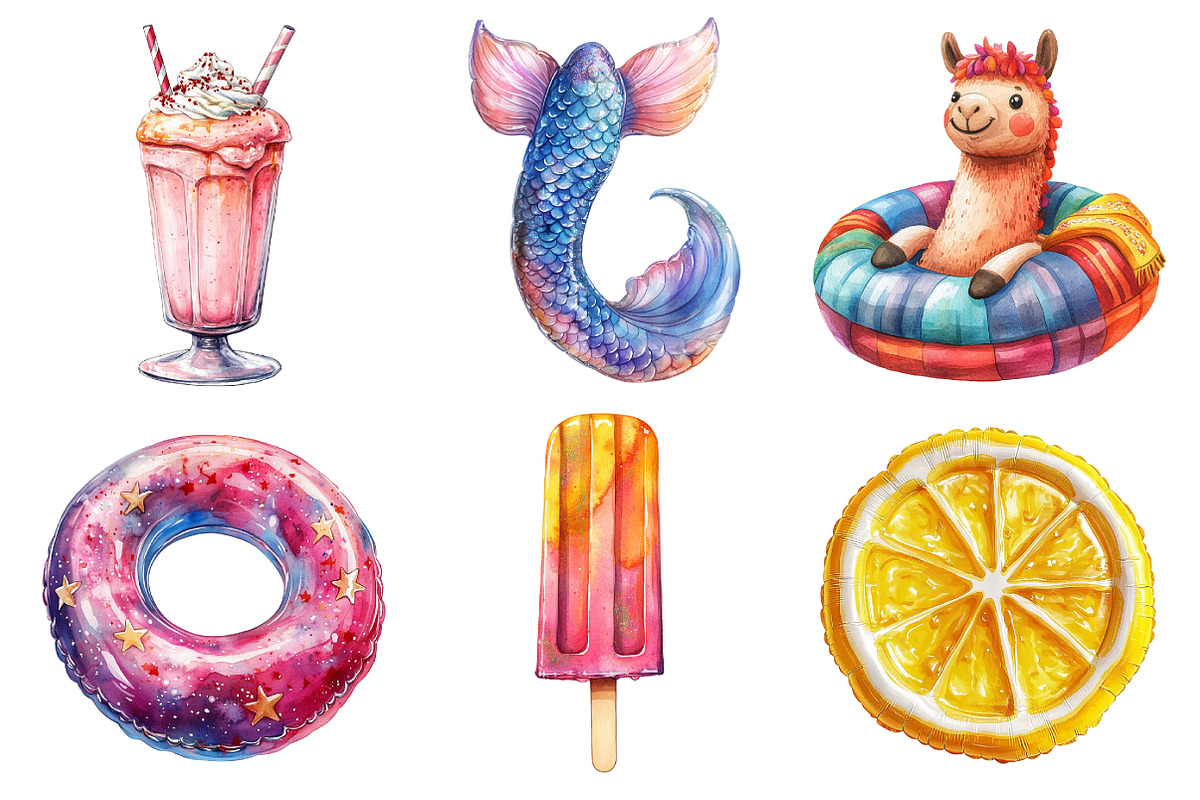 Pool Floaties Clipart, an Illustration by Daily.Designs (Photo 5 of 5)
