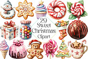 Cute Sweet Christmas Clipart PNG, an Illustration by DreamPrint404 (Thumbnail 1 of 5)