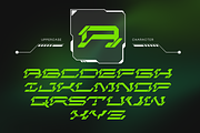 Cuba Technology - Modern Logo Font, a Sans Serif Font by Nirmana Visual (Thumbnail 3 of 10)