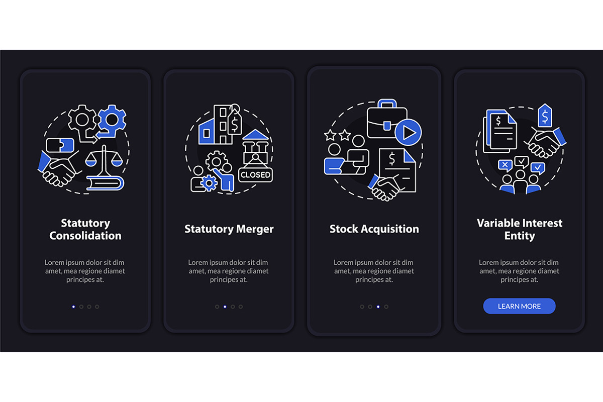 Business consolidation night mode on, a Templates & Theme by IMG Visuals