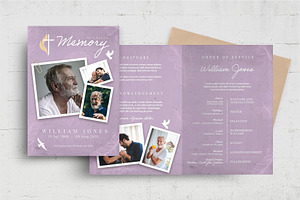 Church Funeral Program Template