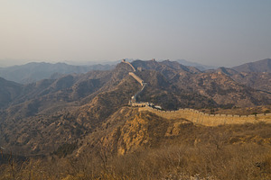 The great wall of china containing jinshanling, great, and wall