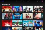 Flixster streaming service web kit, an UI Kit Template by SPACECAKE (Thumbnail 7 of 15)