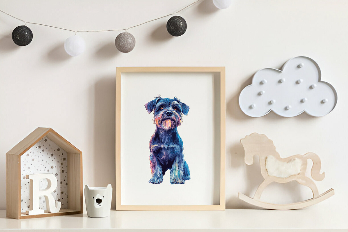 Dog Silhouette Love Summer Clipart, an Illustration by CreationArt (Photo 6 of 9)