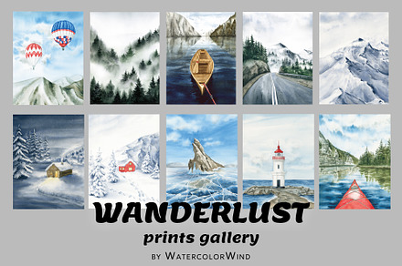 Wanderlust Scandi Prints Gallery