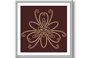 Floral Vector Abstract Pattern, a Decorative Illustration by FineArtStudio (Thumbnail 3 of 3)
