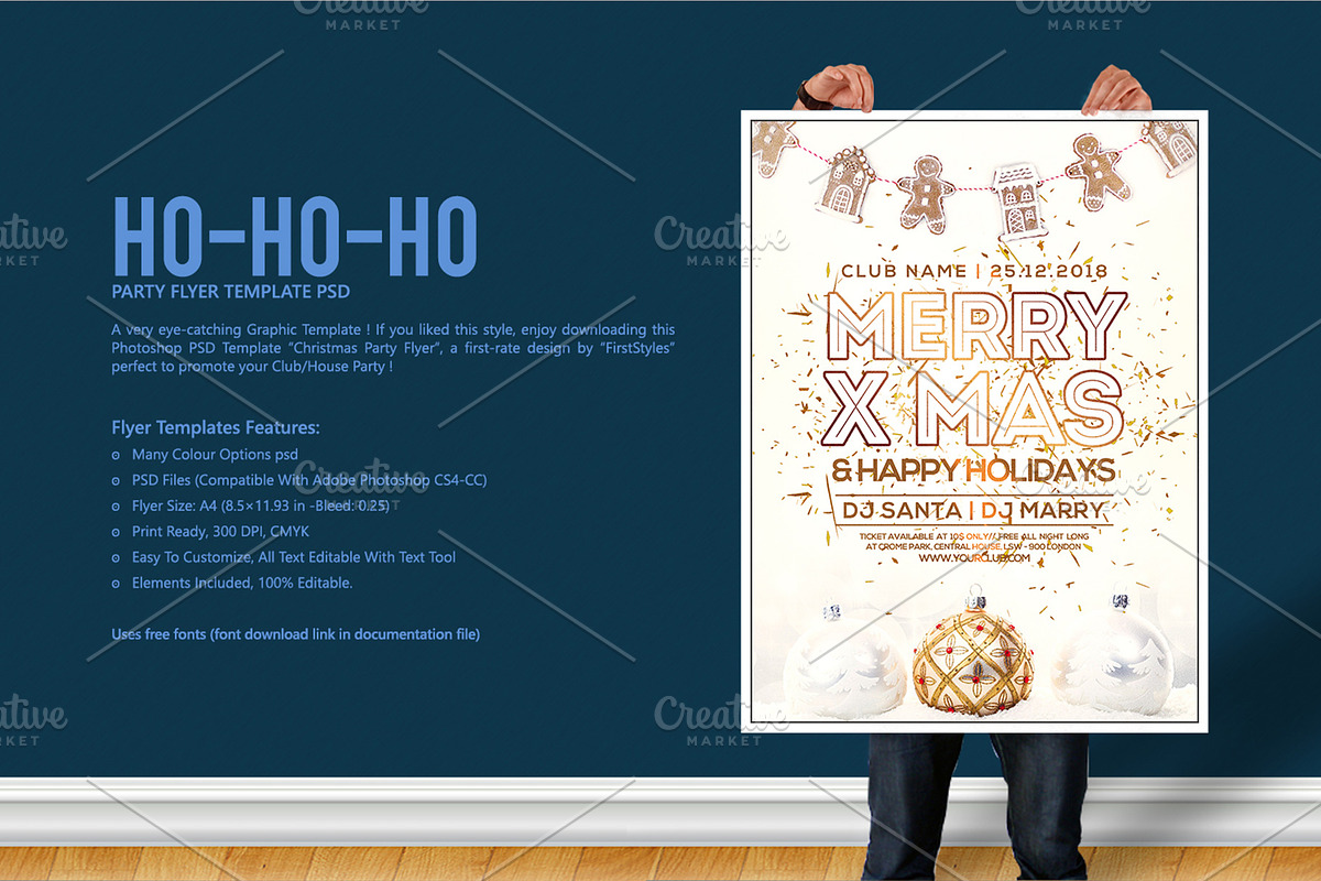 Christmas Invite, a Flyer Template by Flyer Arts (Photo 1 of 4)