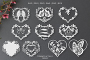 Romantic Hearts Collection - Vector, an Object Graphic by Tommy & Tilly Design (Thumbnail 2 of 8)