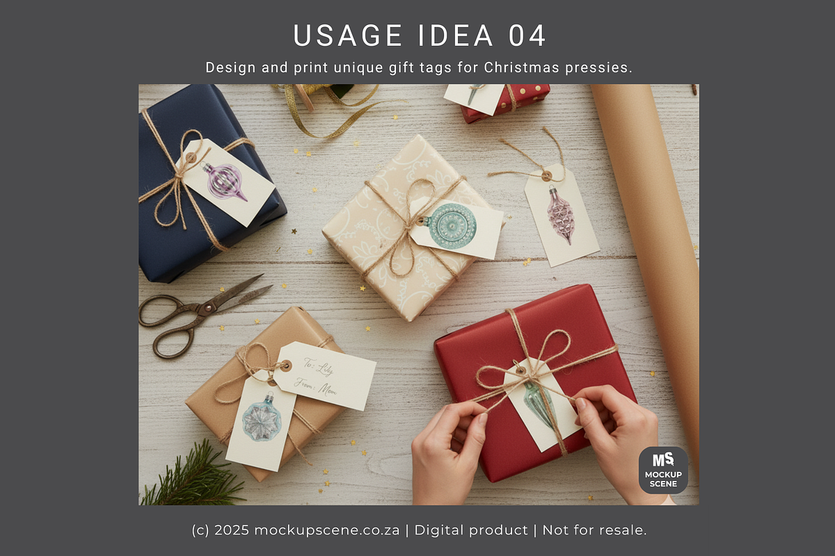 Vintage Christmas Ornaments Objects, an Object Graphic by Mockup Scene (Photo 8 of 12)