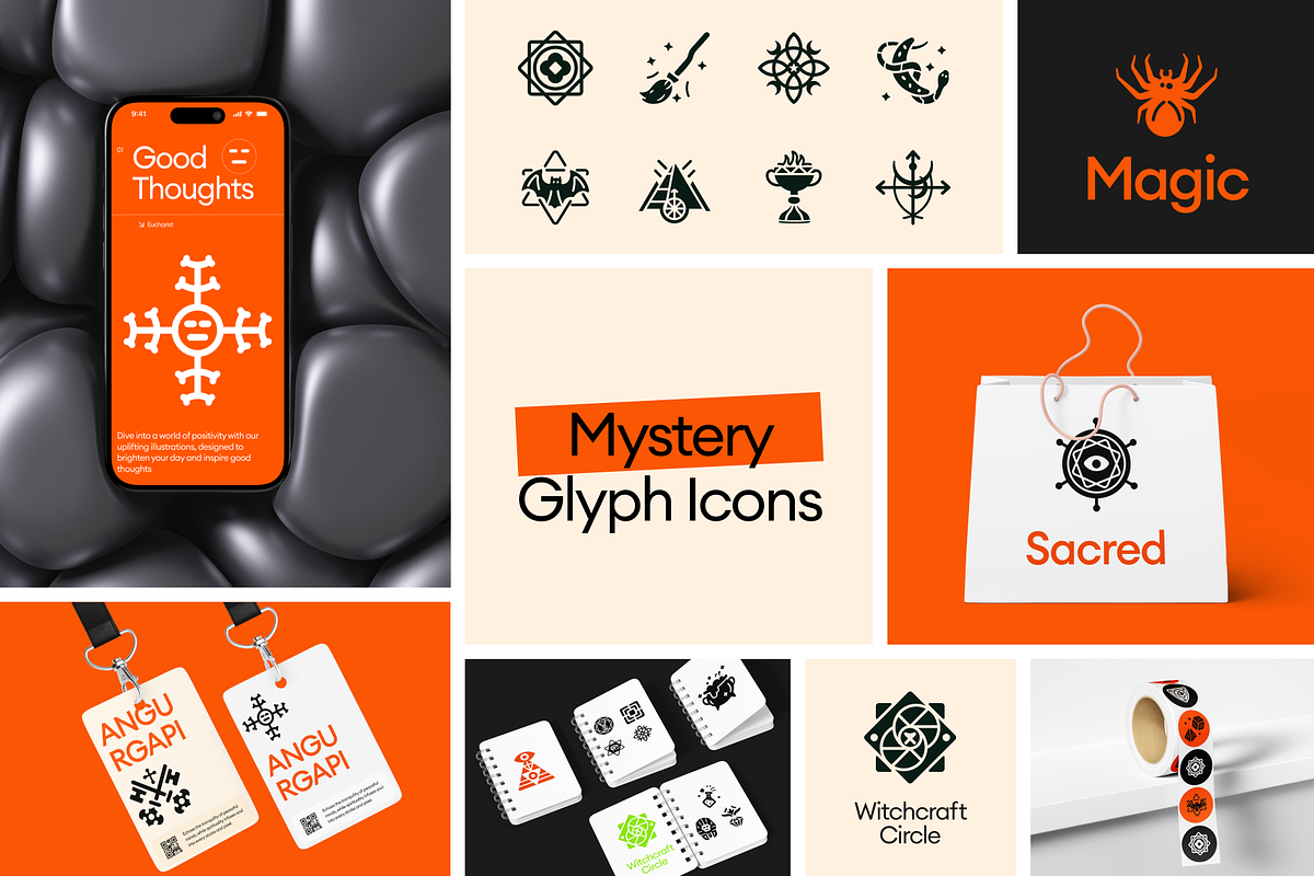 Glyph Mystery Icons, a Solid Icon by Prosymbols (Photo 5 of 6)