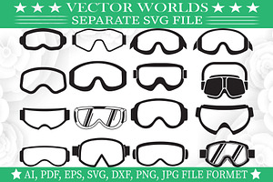 Snow Goggles Svg, Goggles Svg