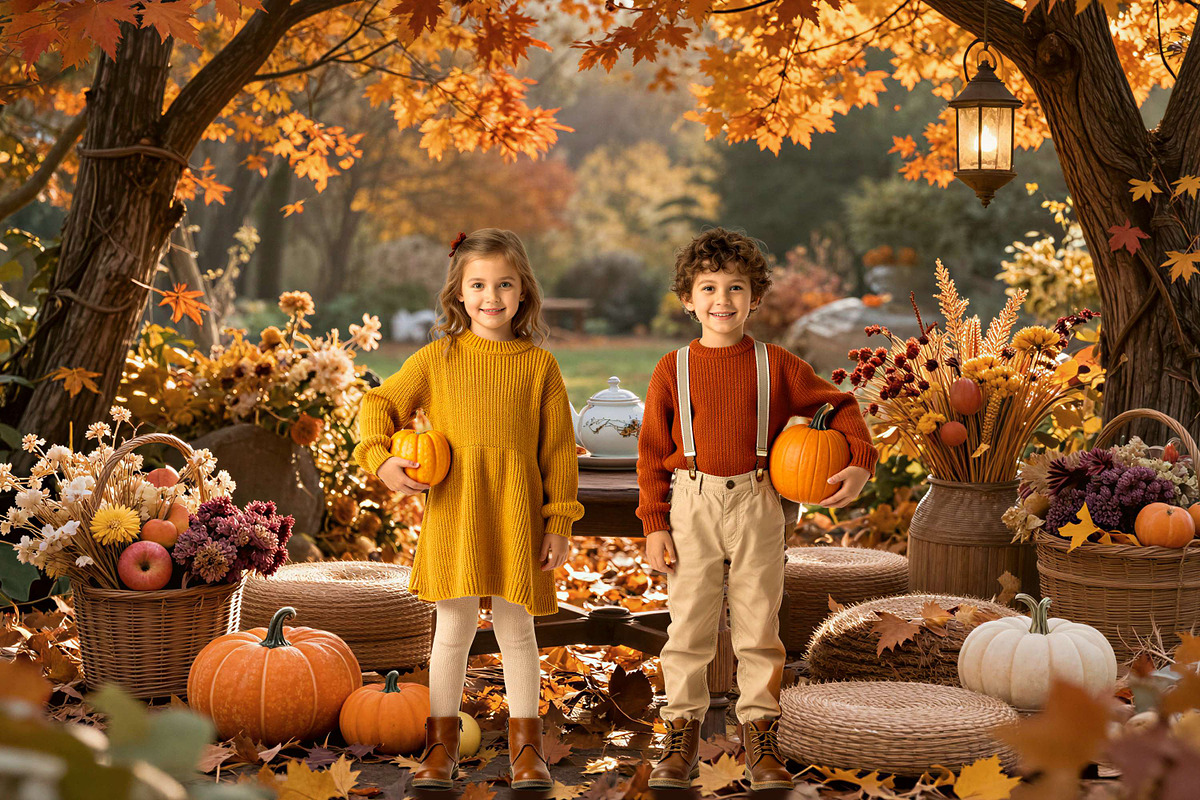 Enchanted Autumn Digital Backdrops, a Background Graphic by 3Motional (Photo 12 of 19)