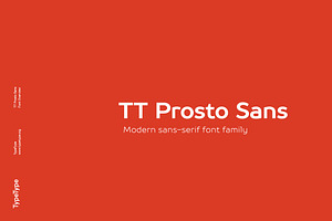 TT Prosto Sans