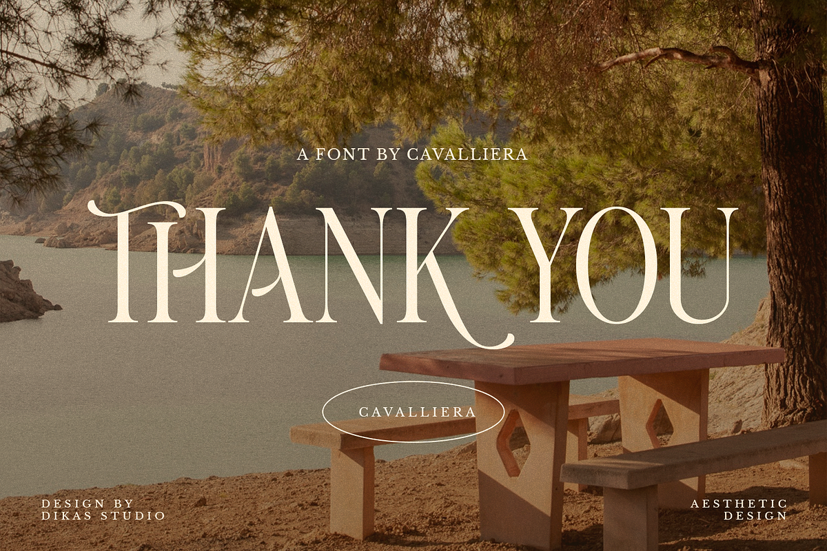 Cavalliera - Graceful Serif Typeface, a Serif Font by Dikas Studio (Photo 9 of 10)
