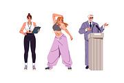 People of different professions set, a Work Illustration by PaperTrident (Thumbnail 15 of 22)