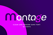 Montage, a Sans Serif Font by Umitype (Thumbnail 1 of 10)