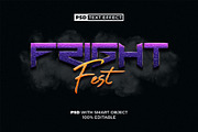 Fright Fest Text Effect Halloween, a Layer Style Add-On by Mockmenot (Thumbnail 1 of 3)