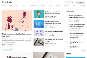 Merinda - WordPress Blog Theme