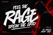 Black Crush – Aggressive Font, a Font by figuree studio (Thumbnail 2 of 10)