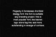 Moganty - Condensed Font, a Sans Serif Font by Iqsiart Studio (Thumbnail 4 of 7)