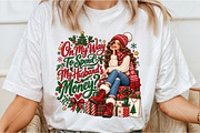 Sweet but Not Stressed Christmas PNG, a Seasonal Illustration by Canvas Craft (Thumbnail 3 of 6)