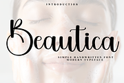 Beautica, a Handwritten Font by InermediaSTUDIO (Thumbnail 1 of 8)