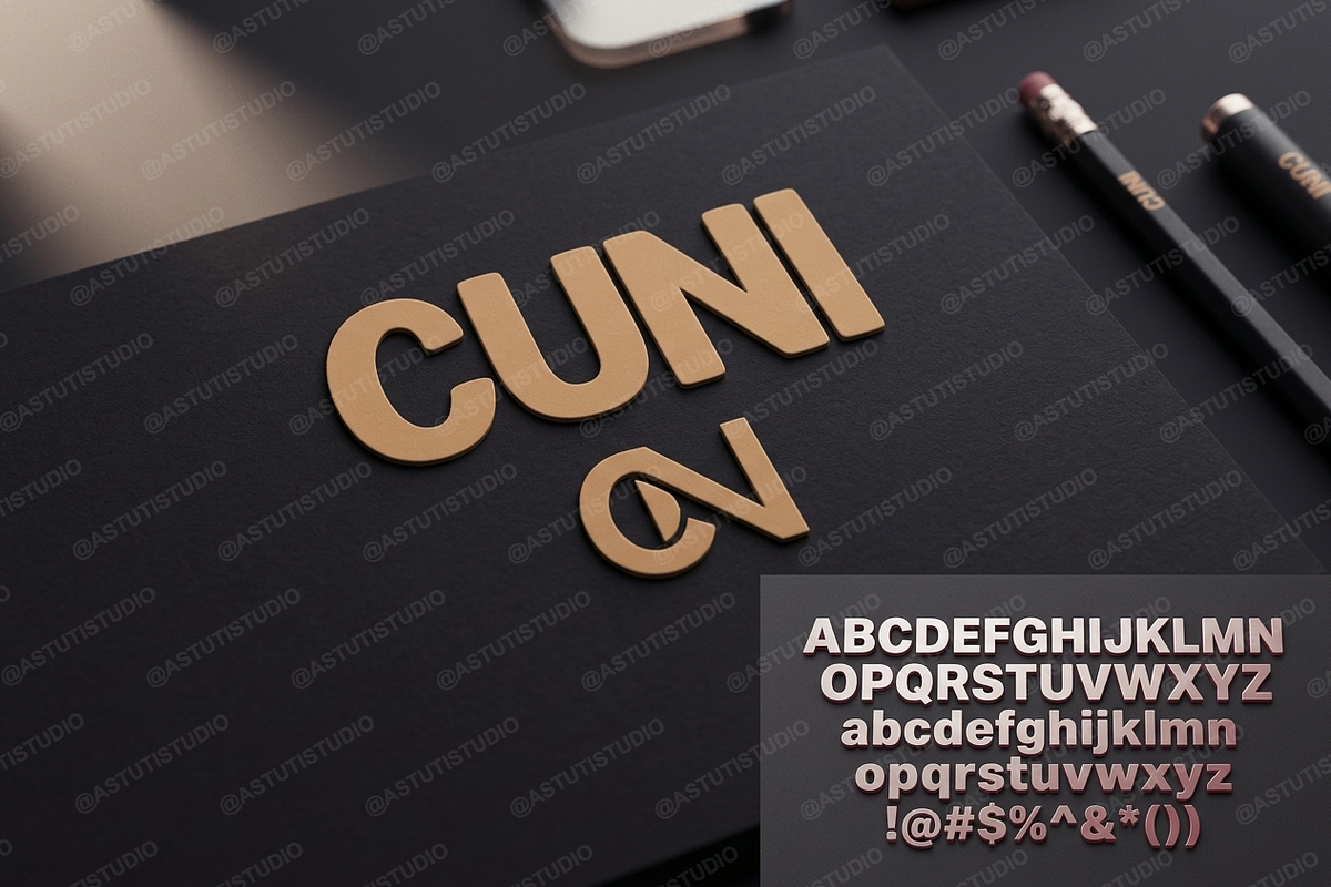Cuni - Elegant Modern Serif Typeface, a Serif Font by Astuti Studio (Photo 20 of 25)