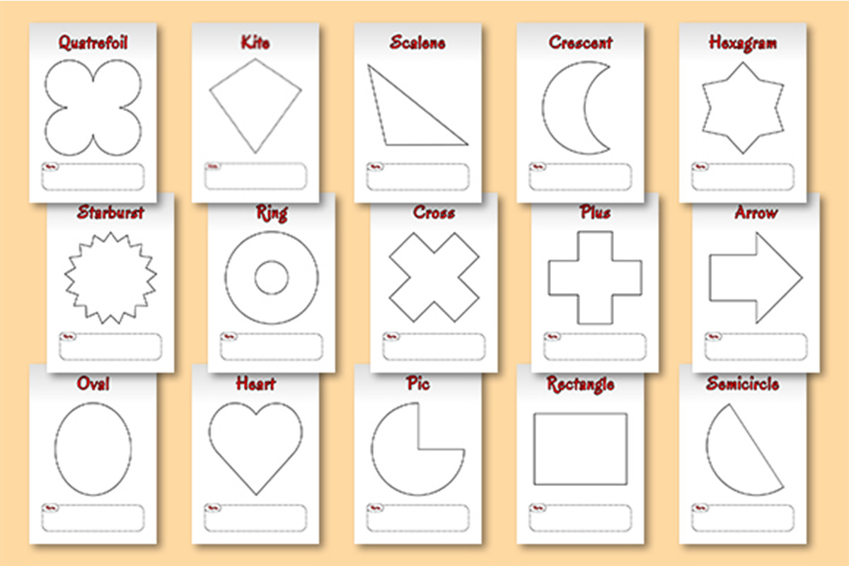 30 Basic Shape Page Canva Template, a Print Template by As Studio (Photo 4 of 4)