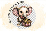 Whimsical St Patrick Elephant Clipar, an Illustration by SVGArt (Thumbnail 8 of 9)