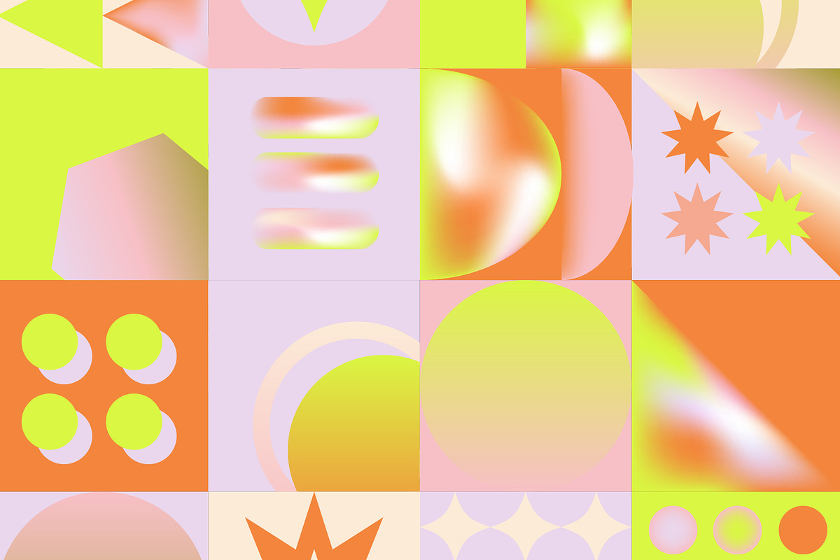 Pia | Geometric Shapes Patterns, a Pattern Graphic by Two Sleepy Heads Studio (Photo 5 of 5)