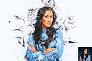Liquid Smoke Dispersion Photoshop, an Action Add-On by Studio Retouch (Thumbnail 6 of 12)