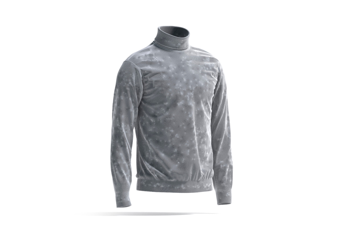 Black Turtleneck Sweater 3D Model, an Object 3D Model by rebrandy (Photo 10 of 10)