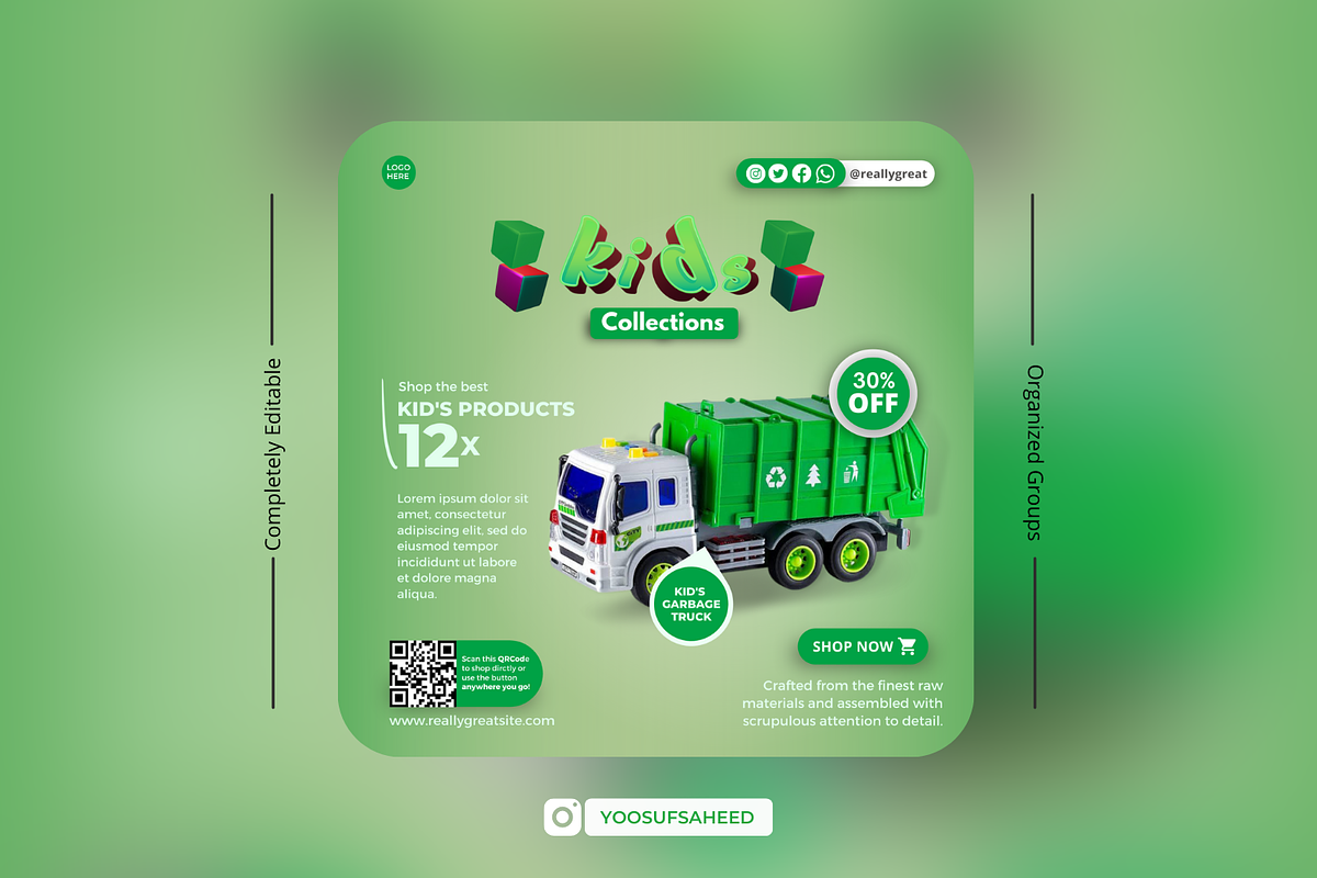 Kids, Children Canva Design Template, a Social Media Template by Exceptionalways (Photo 26 of 35)