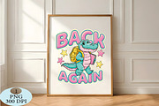 Guess Who's Back Gator PNG, a Seasonal Illustration by Daily.Designs (Thumbnail 5 of 5)