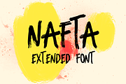 Nafta Extended Marker Font, a Script Font by Bolderaja1 Studio (Thumbnail 1 of 12)