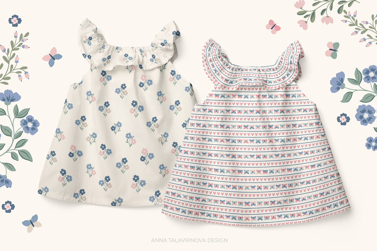Cottagecore pattern background, a Pattern Graphic by Cozy pattern shop (Photo 9 of 10)