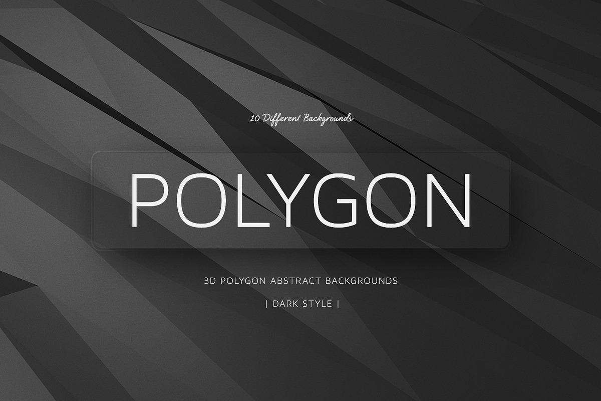 Polygon Dark Abstract Backgrounds
