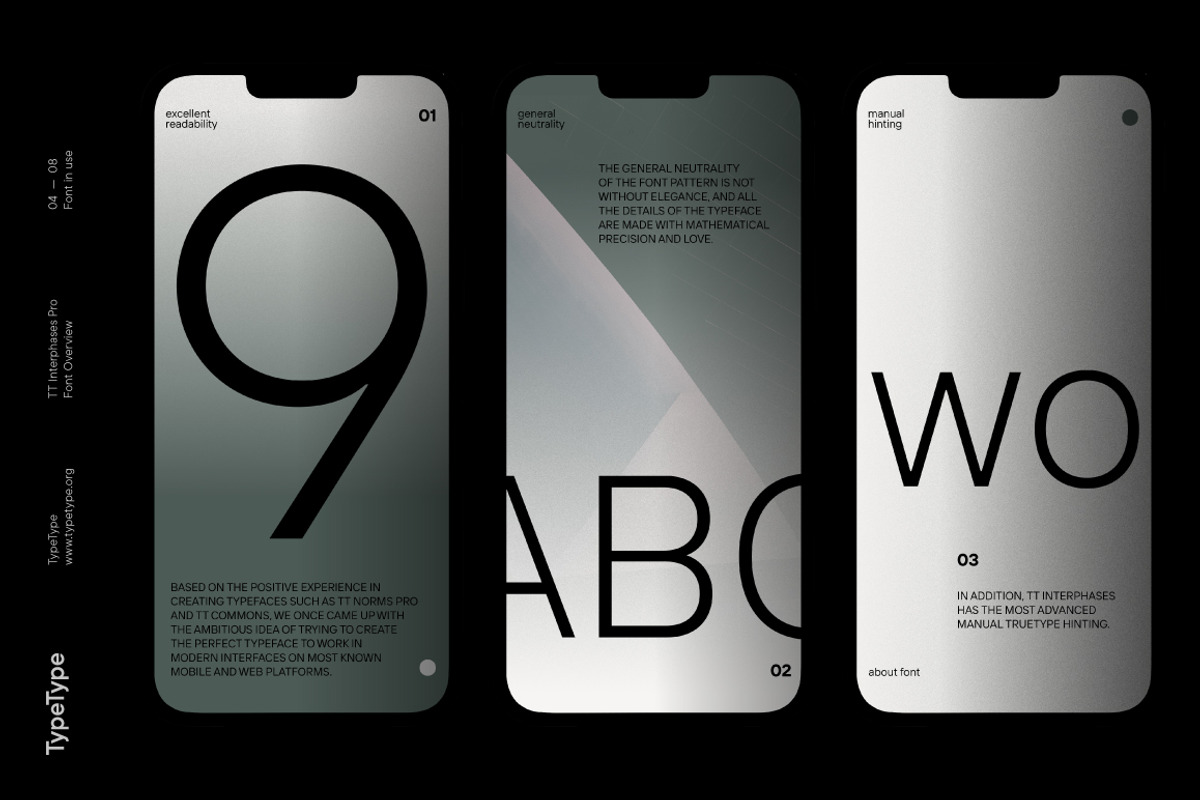 TT Interphases Pro Basic, a Sans Serif Font by TypeType (Photo 4 of 8)