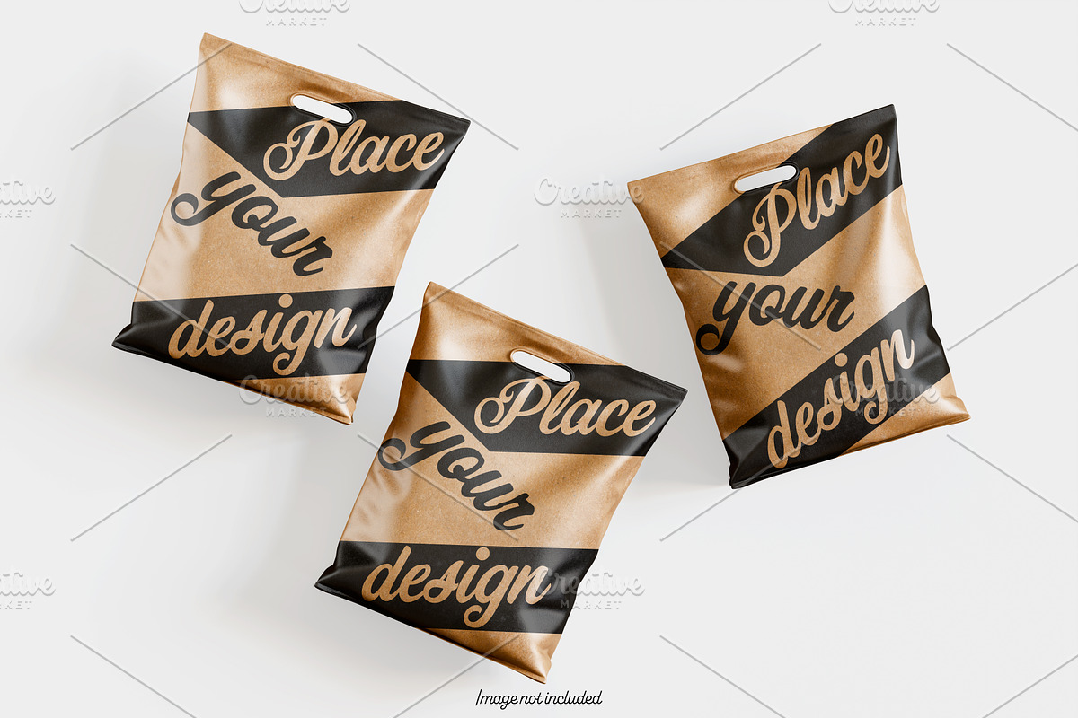Paper bag brown color mockup bundles, a Packaging Mockup by Ambo Ampeng (Photo 32 of 32)