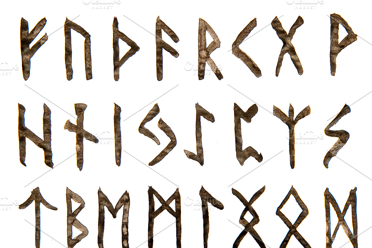 ancient viking alphabet, an Object Graphic by Sharpner
