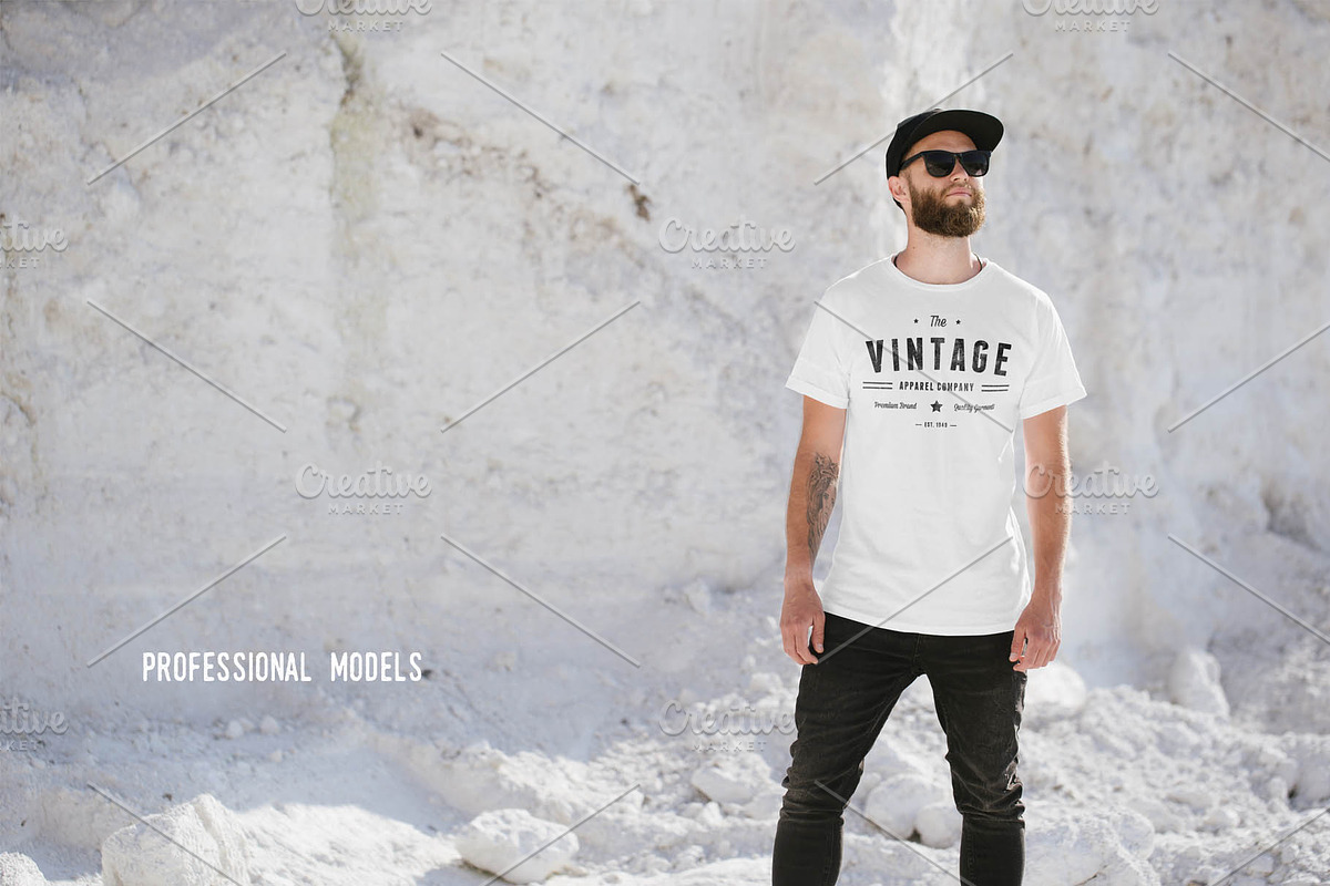 T-Shirt Mockup pack / Urban Edition, a Shirt Mockup by Arfis (Photo 22 of 28)