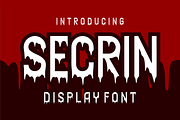 Secrin - Display Font, a Serif Font by lelevien (Thumbnail 1 of 4)
